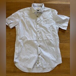 Borgo 28 short sleeve button down made in Italy mens medium